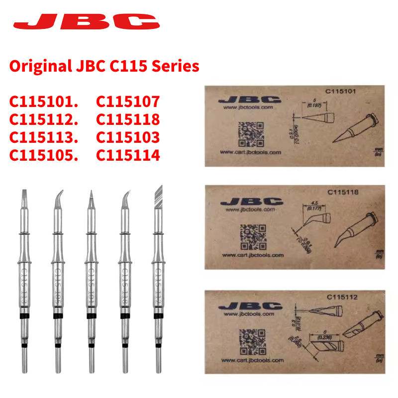 C115 Nano Soldering Iron Station - Originele JBC C115 Soldeerbout Tip Rework