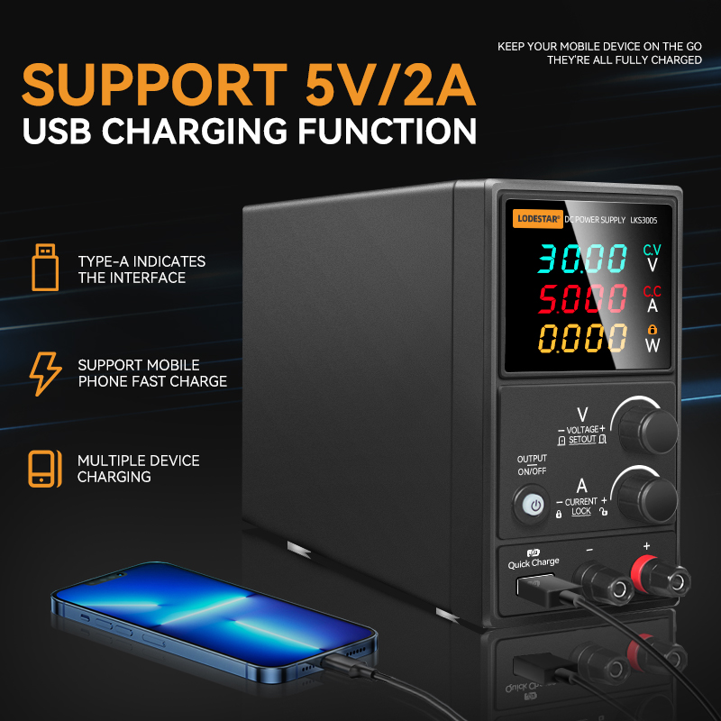 LODESTAR 30V 5A/10A DC geregul - High Precision Dc Power Supply 30V 10A recensie en prijs