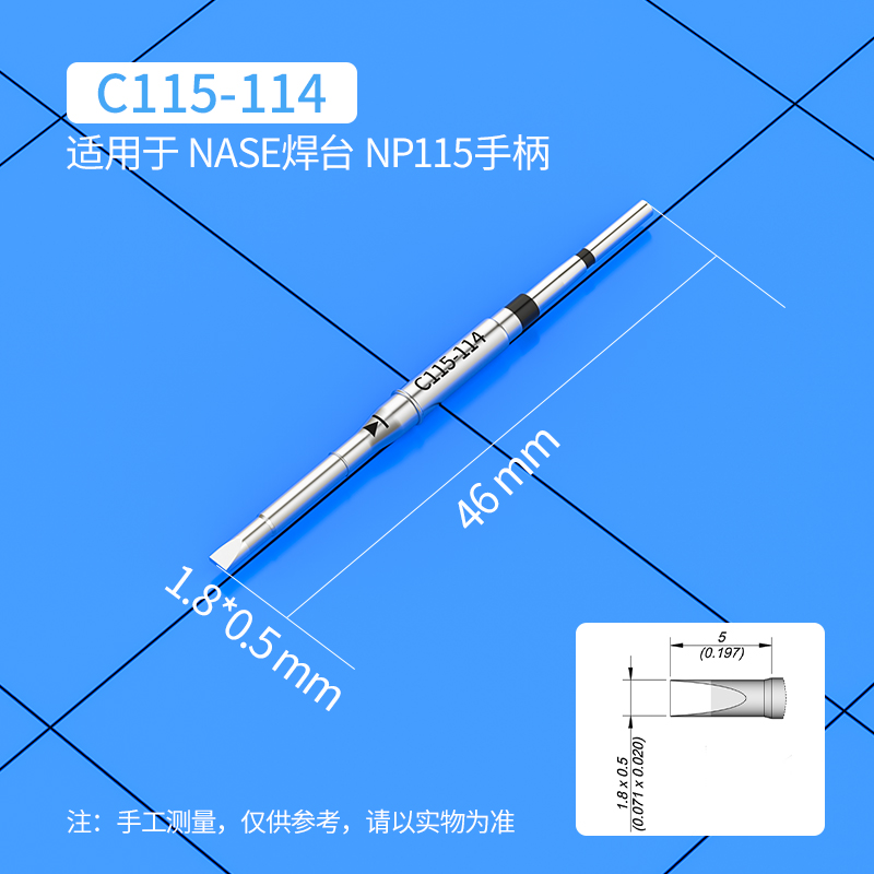 C115 soldeerpuntjes C115-113 1 - C115 Nano Soldering Iron Station recensie en prijs