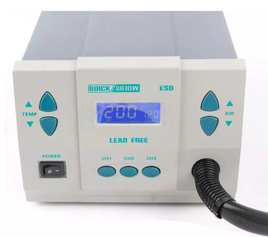Snelle 100% originele heteluch - Hot Air Rework Station 861Dw recensie en prijs