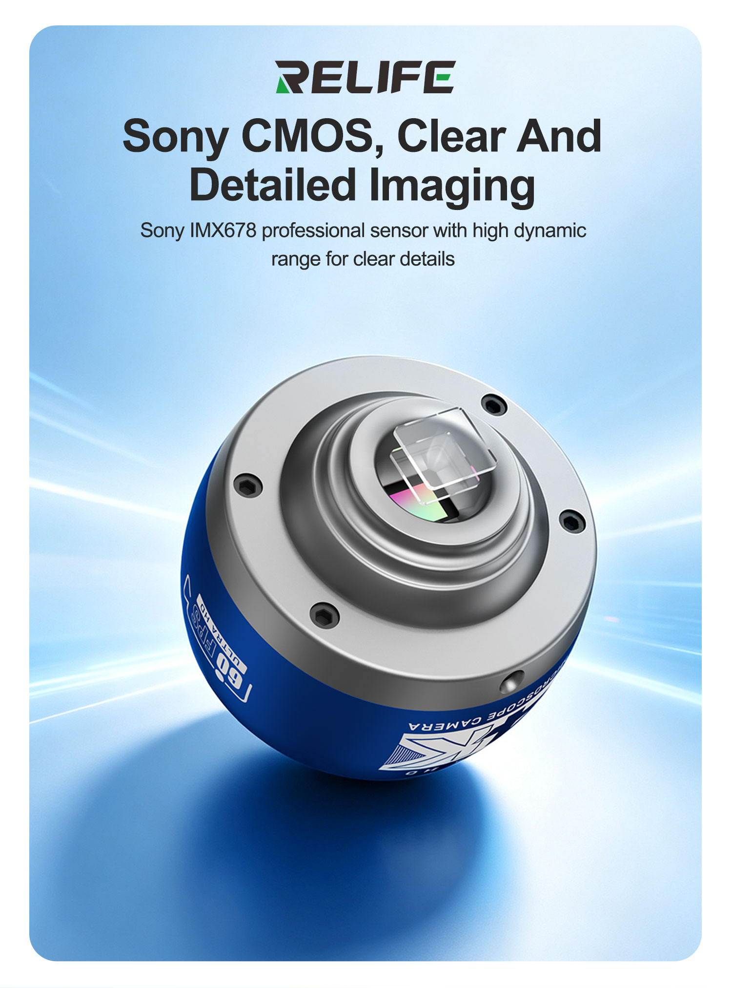 RELIFE MC5 4K 60FPS Microscoop - 4K Microscope Camera Sony Sensor recensie en prijs
