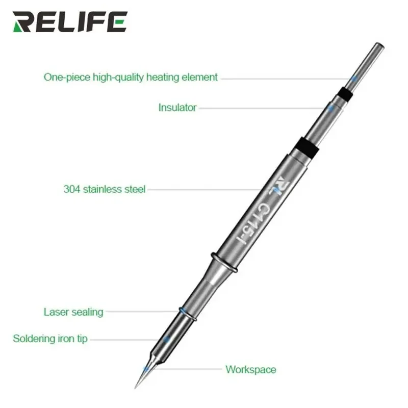 RELIFE C115-K/I/IS, universele - C115 Nano Soldering Iron Station recensie en prijs