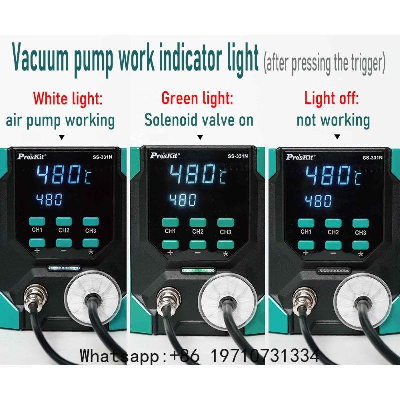 SS-331N Digitale Elektrische D - Desoldering Pump Electric Vacuum Station recensie en prijs
